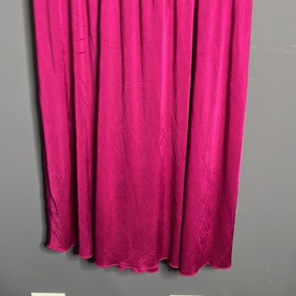 Express Dark Purple Drapey Sleeveless Dress Size Medium - Picture 4 of 10